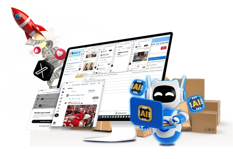 MKT X - X (Twitter) automation software